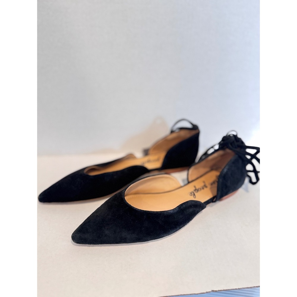 Free People Black Suede Flats